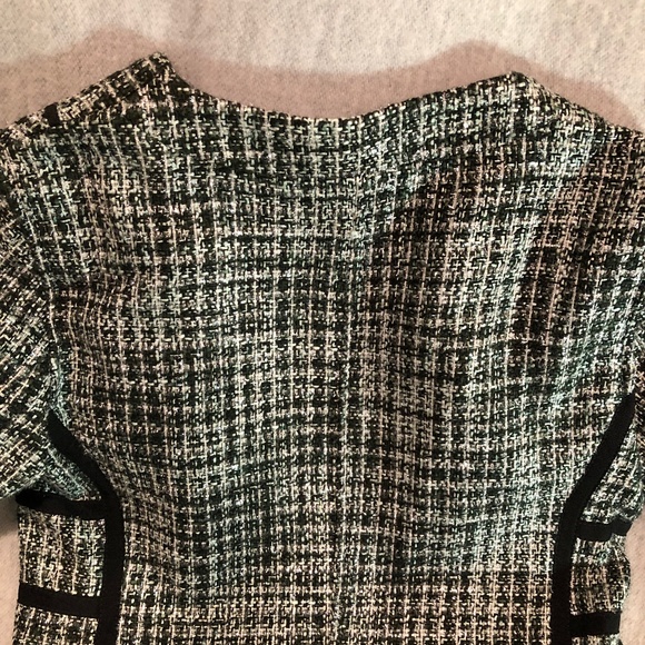 NWOT - Sparkly Silver, Black, Gray, & White Zip-up Jacket - Picture 11 of 16